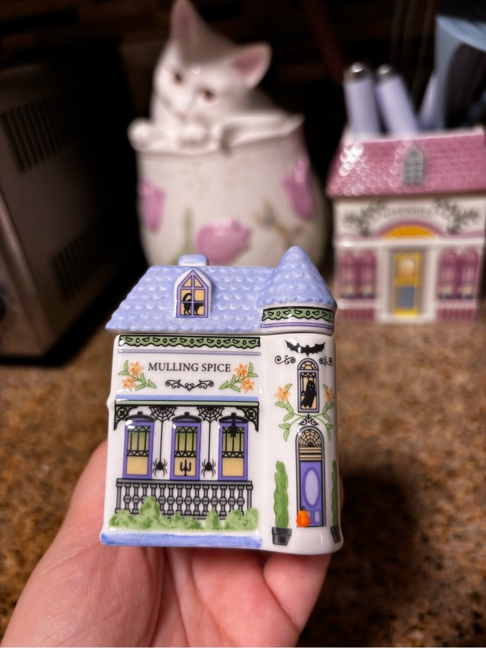 Lenox Spice Village -Mulling Spice spice jar 🕷️🕸️